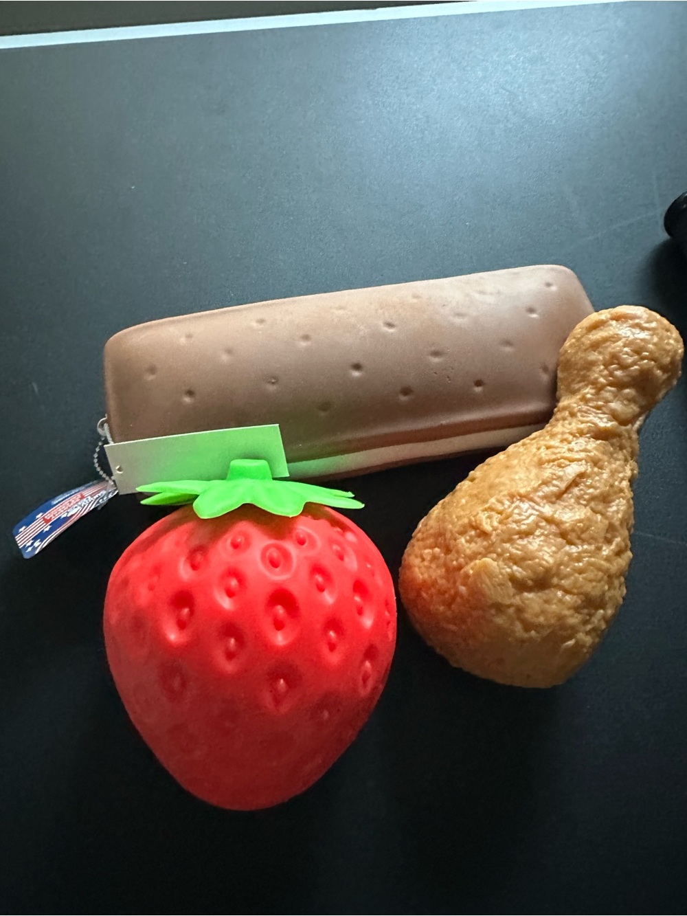 Kids Strawberry Toy Squeeze - Bright Red Soft Fruit Play Accessory